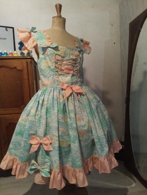 Robe Lolita nénuphar Taille XL